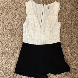 Cope lace romper